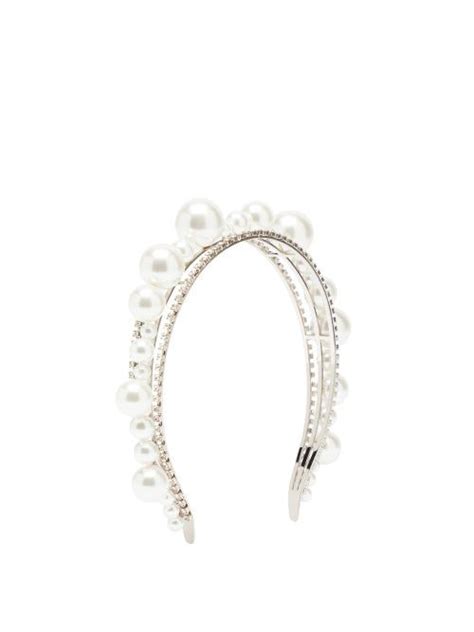 givenchy pearl headband|Other Accessories .